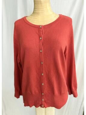 🆕LISTING🆕 WHBM Salmon 3/4 sleeve cardigan